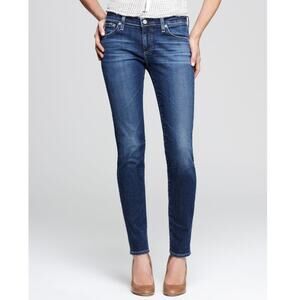 AG Adriano Goldschmied The Stilt Cigarette Leg Skinny Jeans 10 Years Rio 27 R